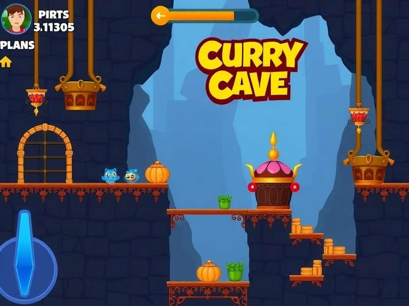 Curry Cave Master Gameplay Screenshot